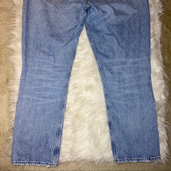 Agolde Riley High Rise Crop in “Blur” - Picture 9 of 16